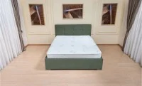 Pat Tapitat Fresh, Verde Seladon/Somieră rabatabilă 160x200 5