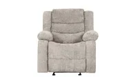 Set canapea cu 2 fotolii sistem recliner Comfort Lux White, Bej 3