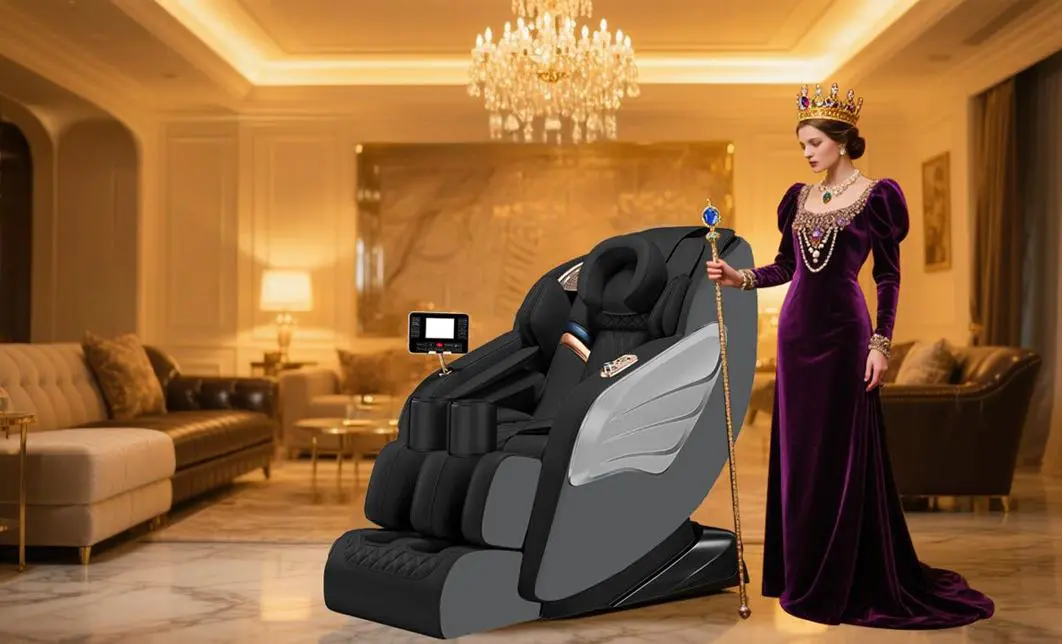 Fotoliu A077 Gri cu Funcție de Masaj 6