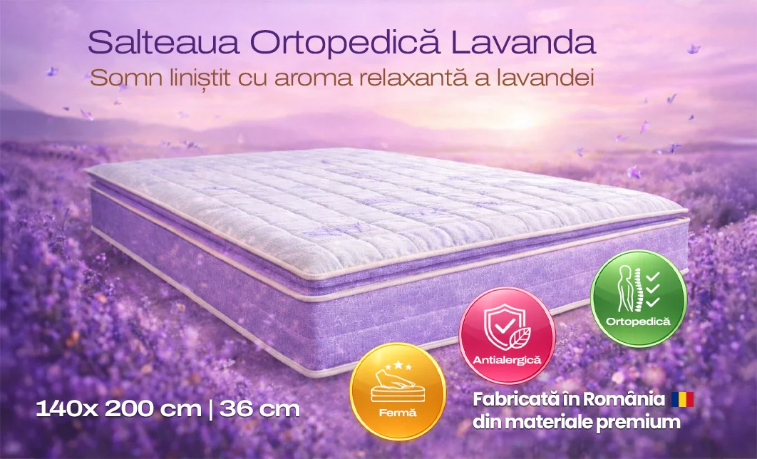 Saltea Lavanda, 140x200x33cm 2