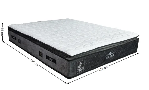 Saltea Silver, 125x190x36cm