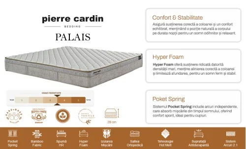  Pierre Cardin - Saltea Palais 180x200