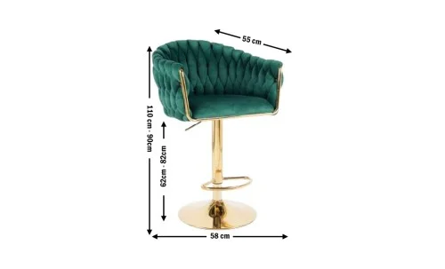 Scaun Bar KJC362 Verde