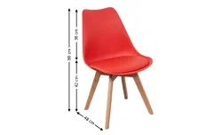 Scaun Living J900 Rosu