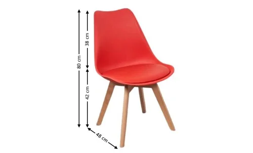 Scaun Living J900 Rosu