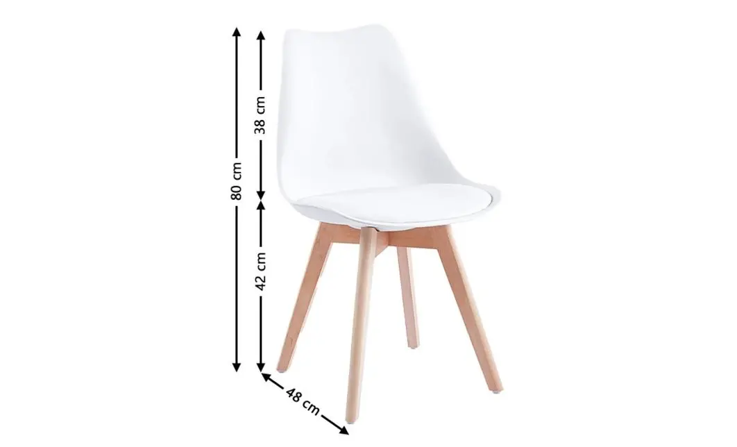 Set Masa Rotunda DT08 Alba cu 4 Scaune J900 Albe 3