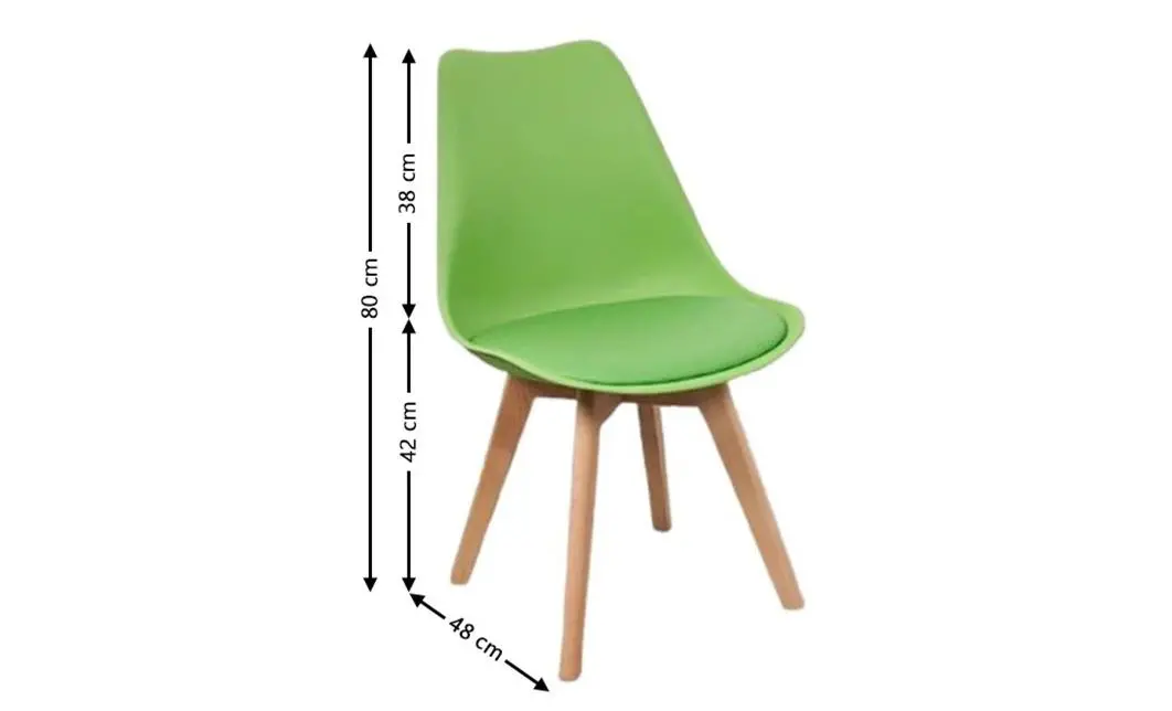Set Masă Living SL673 Albă cu 6 Scaune de Living J900 Verzi 4
