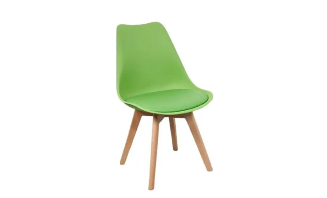 Set Masă Living SL673 Albă cu 6 Scaune de Living J900 Verzi 5