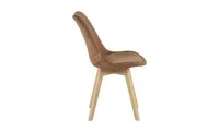 Set Masă Living SL673 Albă cu 6 Scaune de Living J901 Maro 6