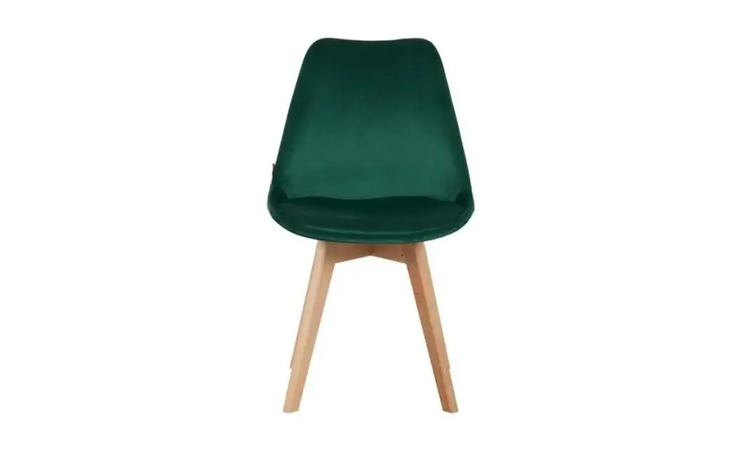 Set Masă Living SL673 Albă cu 4 Scaune J901 Verzi 4