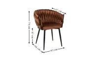 Scaun Living Tapitat KJC11 Maro 1