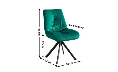 Scaun Living KJC356 Verde