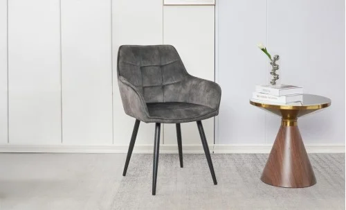 Scaun Living KJC4344 Gri Deschis