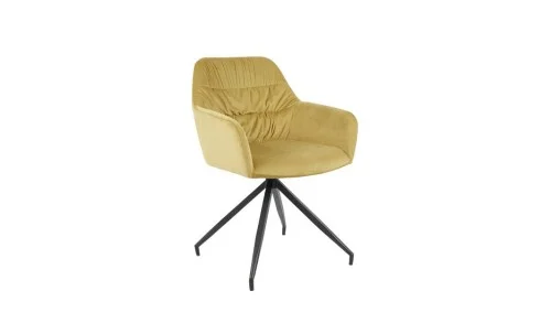 Scaun Living Tapitat KJC4345 Mustar