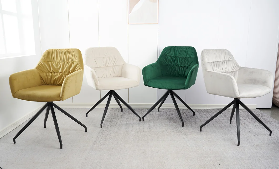 Scaun Living Tapitat KJC4345 Bej 7