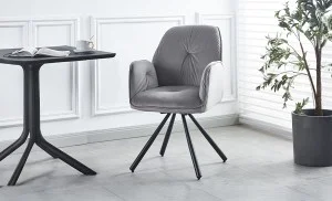 Scaun Living Rotativ KJC80 Gri