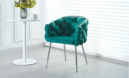 Scaun Living Tapitat KJC14 Verde
