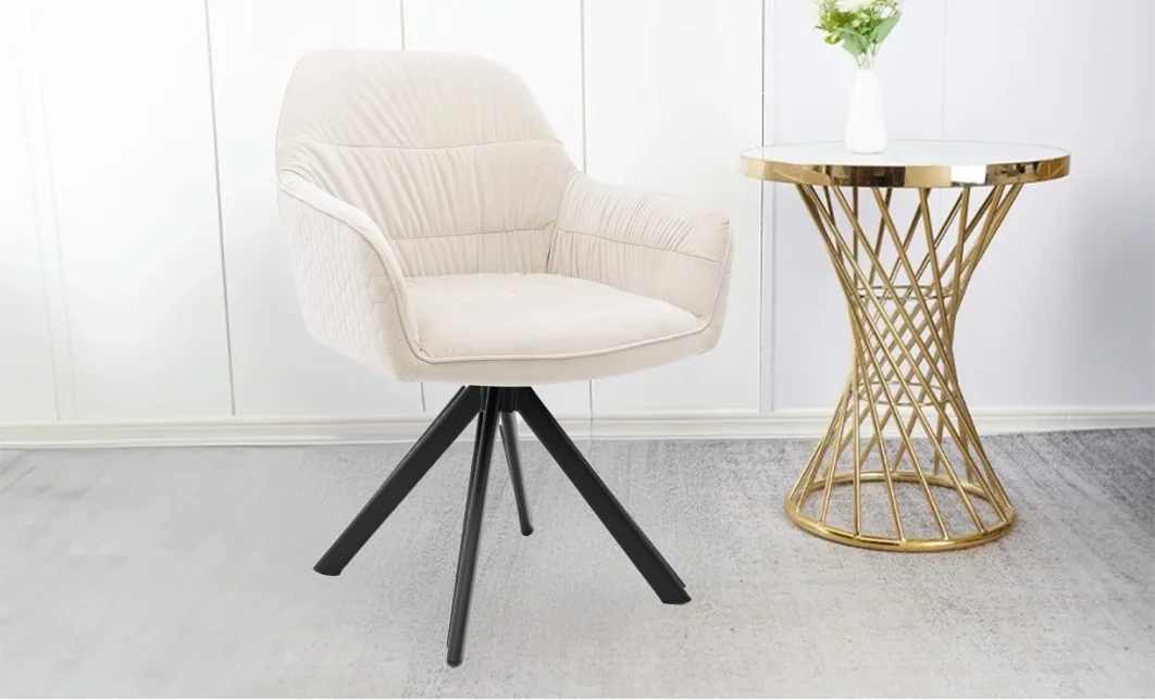 Scaun Living Tapitat KJC3846 Bej