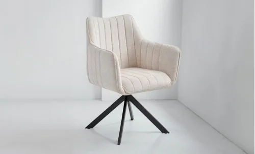Scaun Living Tapitat KJC385 Bej