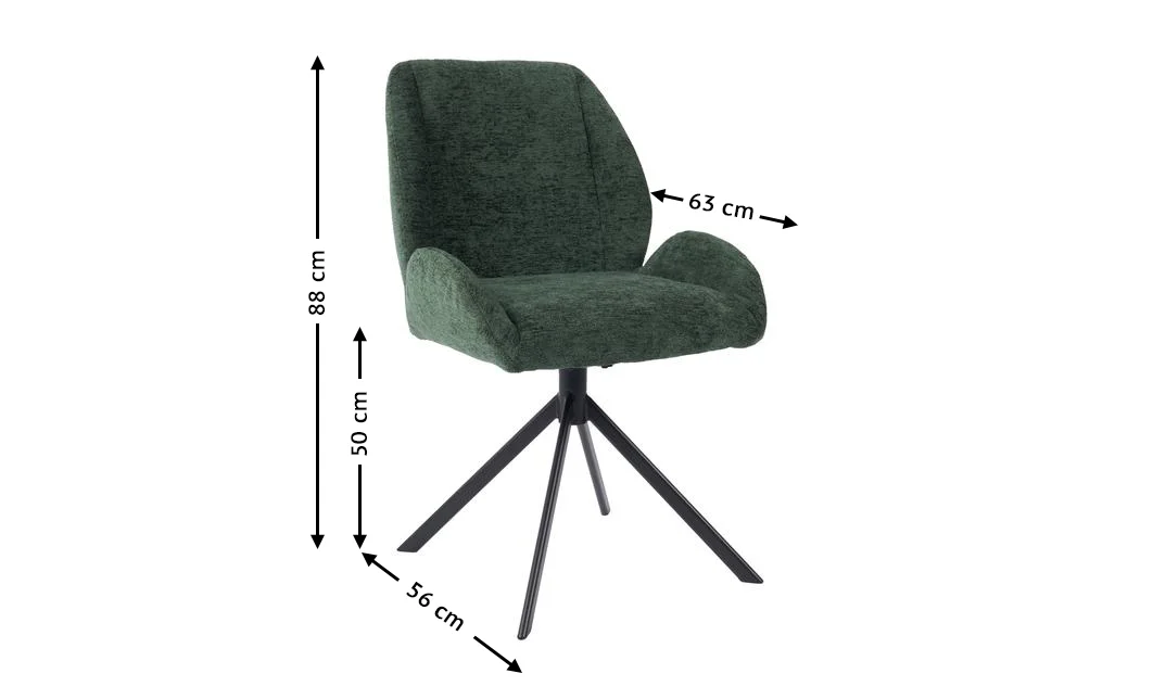 Scaun Living Tapitat KJC4347 Verde 1