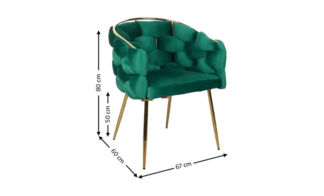 Scaun Living Tapitat KJC15 Verde 1