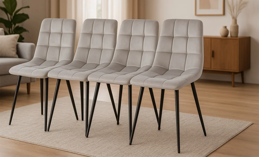 Set 4 Scaune KJC37 Bej