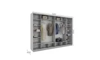 Dulap Personalizat Usi Glisante, 360 x 240 x 45 2