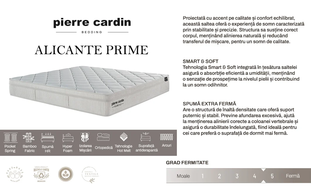  Pierre Cardin - Saltea Alicante Prime 180x200 2