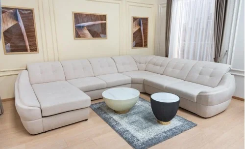 Colțar Extensibil Space XXL Bej - Vega 03 Stânga