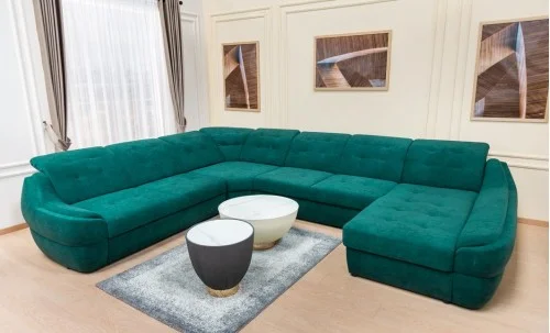 Colțar Extensibil Space XXL Verde - Vega 27 Dreapta