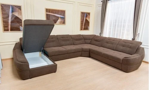 Colțar Extensibil Space XXL Maro - Vega 36 Stânga