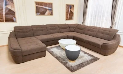 Colțar Extensibil Space XXL Maro - Vega 36 Stânga