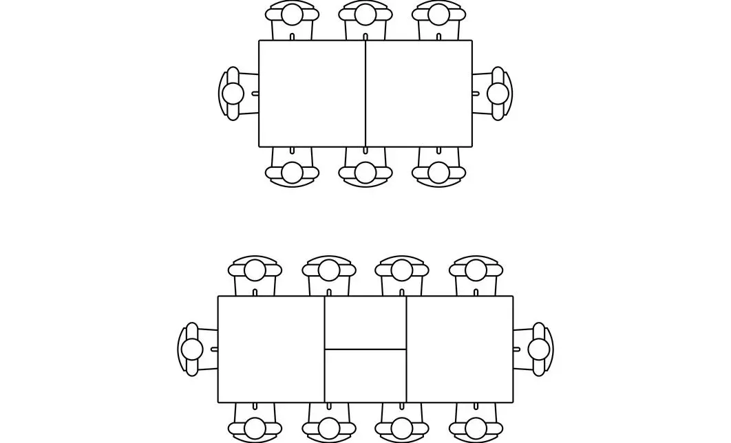 Masa Living Extensibila Corin 200 cm Alb 2
