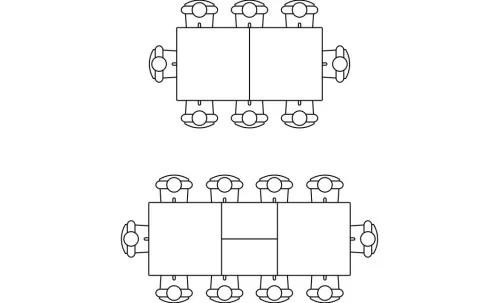 Masa Living Extensibila Corin 200 cm Alb