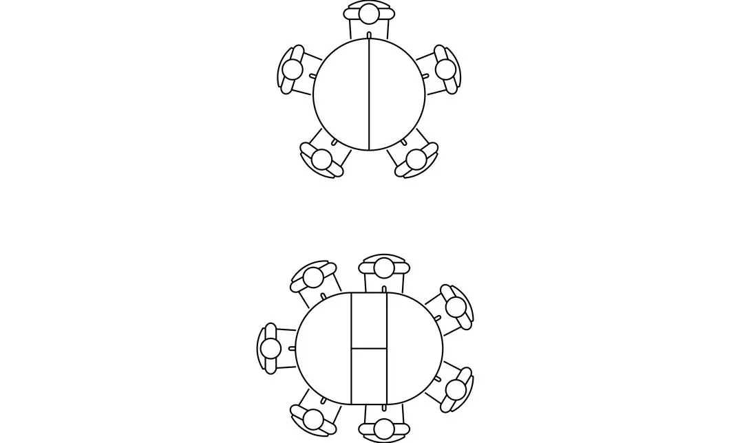 Masa Living Extensibila Dobok 110 cm Alb 6