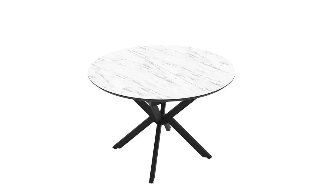 Masa Living Extensibila Dobok 110 cm Alb 7