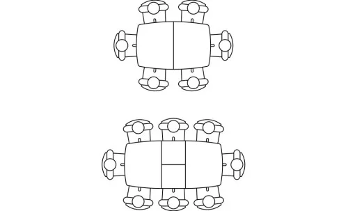 Masa Living Extensibila Yense 145 cm Alb