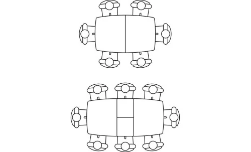 Masa Living Extensibila Yense 125 cm Gri