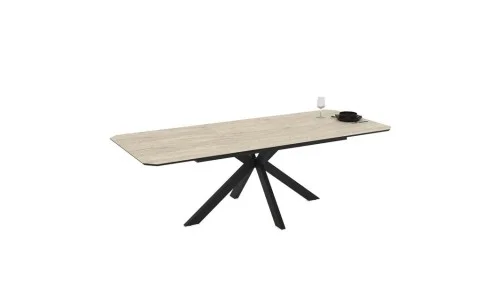 Masa Living Extensibila Opera Travertyn  Crem