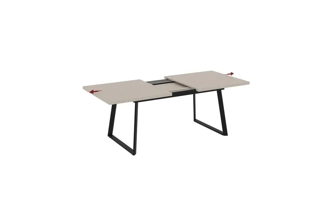 Masa Living Extensibila Lavinya 170 cm Bej Deschis 4