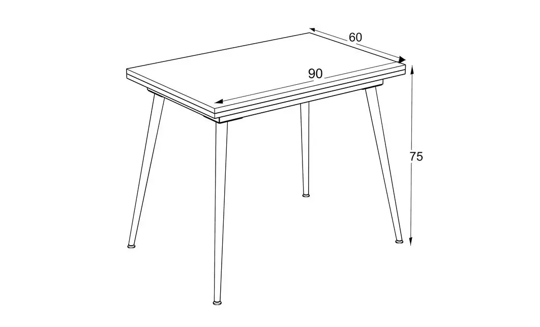 Masa Living Extensibila Lilis 120 cm Rivoli 1