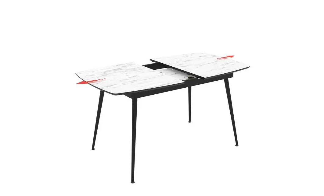 Masa Living Extensibila Yense 145 cm Alb 7