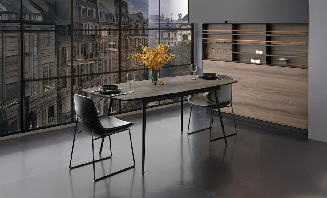 Masa Living Extensibila Yense 125 cm Gri 10