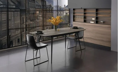 Masa Living Extensibila Yense 125 cm Gri