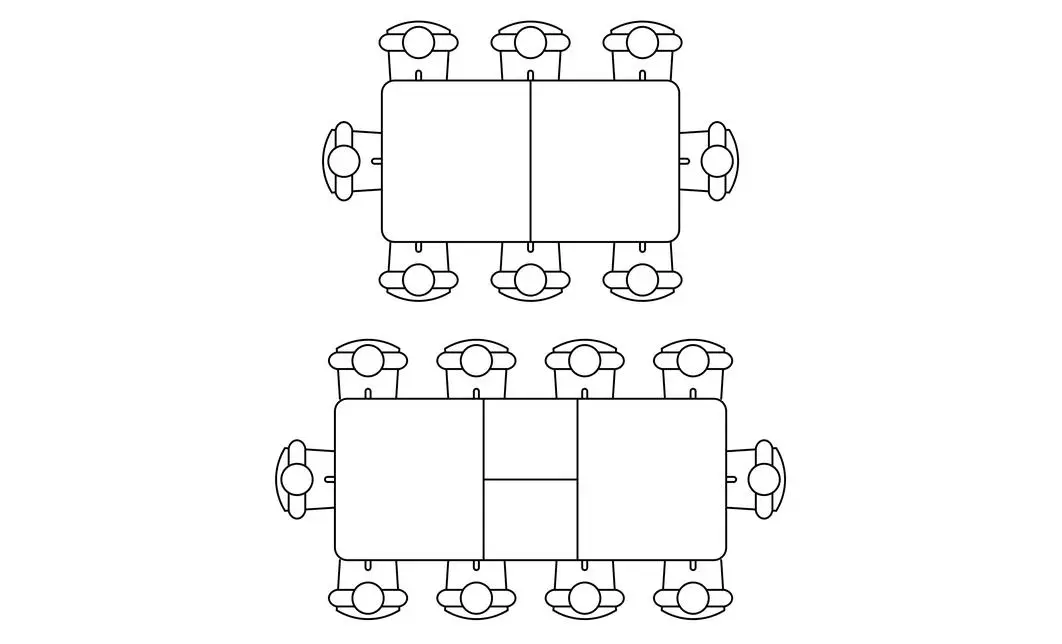 Masa Living Extensibila Mona 250 cm Gri 6