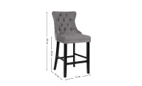 Scaun Bar KJC10177 Gri 1