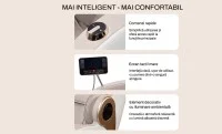 Fotoliu A100 Alb cu Funcție de Masaj 7