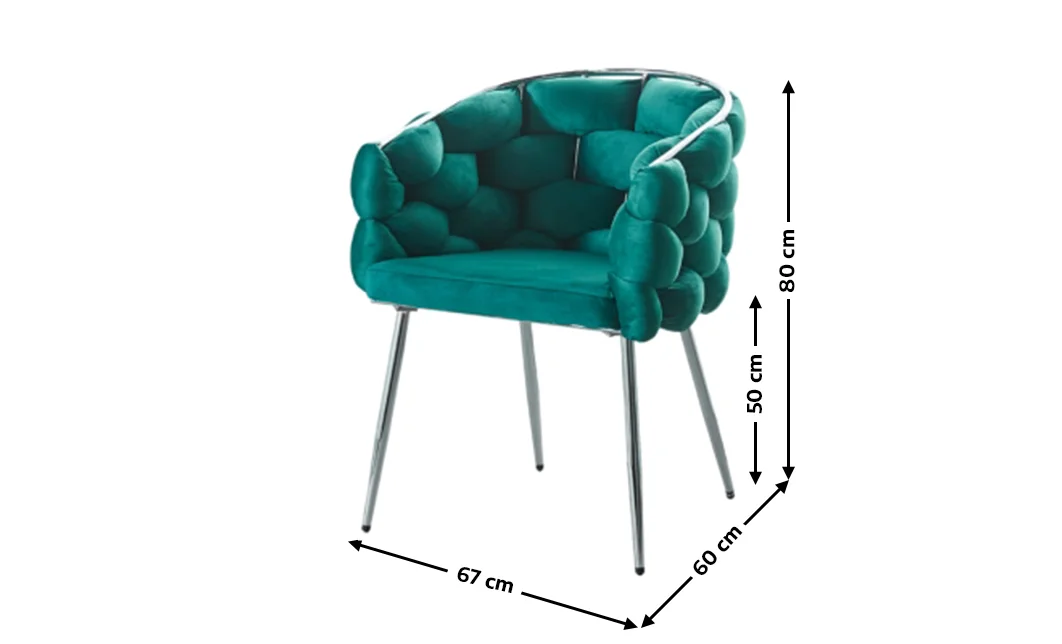 Scaun Living Tapitat KJC14 Verde 1