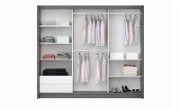 Dulap Vigo Platinum 250 Uși Glisante cu Oglindă 2