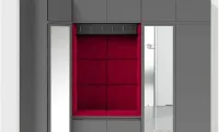 Cuier Hol Max 39, Grafit/Rosu - Trinity 9